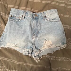 BDG Light Blue Jean Shorts